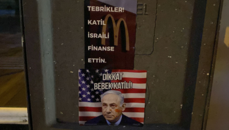 Bursa’da Netanyahu protesto edildi