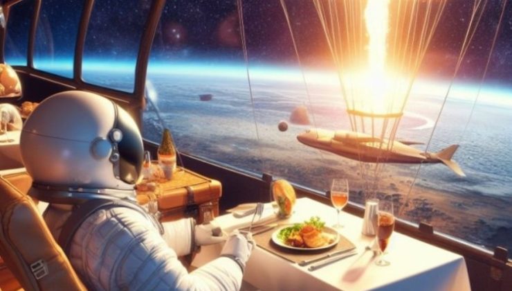 Uzayda yemek devri  başlıyor