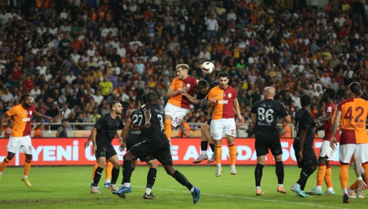 Galatasaray Hatayspor’a 2-1 yenildi
