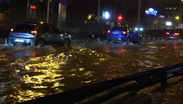 Dev dolu ve sağnak yağış Bursayı felç etti