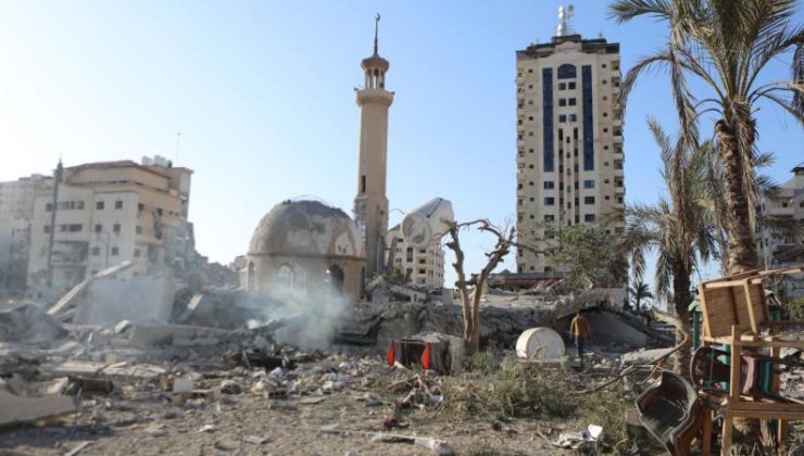 İsrailin saldırıları sonucu Gazze’de 56 cami yıkıldı